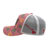 Maui Hawaii Leather Patch Trucker Hat