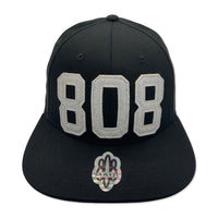 808 Applique Flatbill Snapback Hat