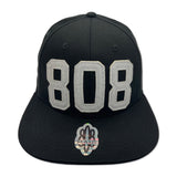 808 Applique Flatbill Snapback Hat