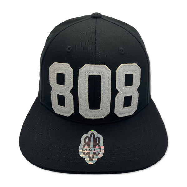 808 Applique Flatbill Snapback Hat