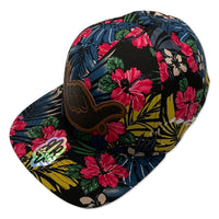 Shaka Leather Patch Flatbill Hat